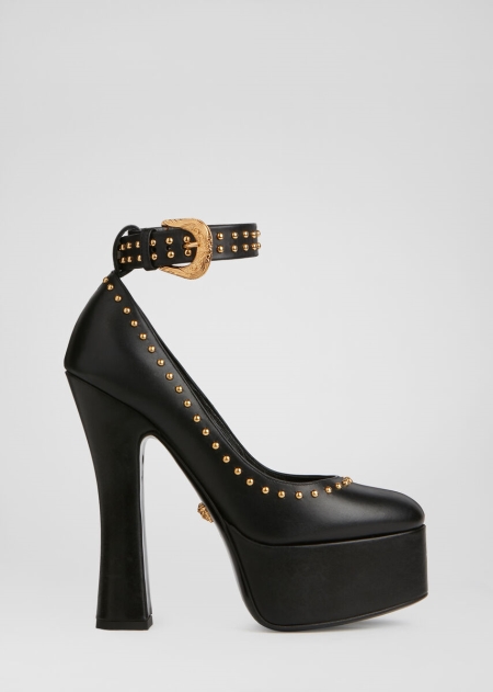 Versace Studded Läder Pumps Dam - 617042BZG